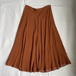 Brown/White Spotted H&M Skirt